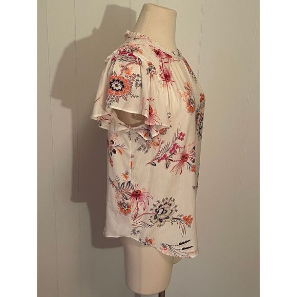 Ann Taylor Floral blouse size small - Picture 2 of 5